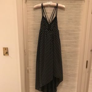 BCBG Generation Criss Cross Polka Dot Dress