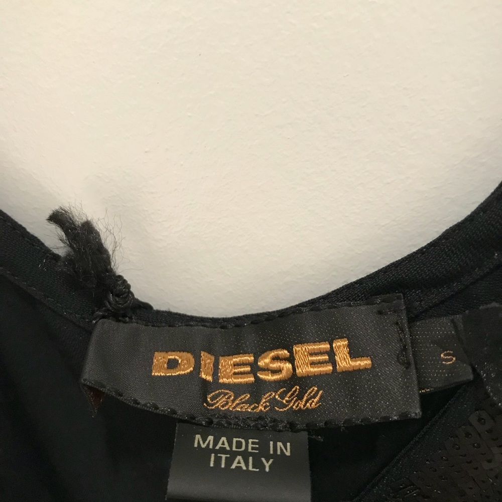 Luxury Label Diesel Black Gold Jumpsuit - Picture 4 of 6