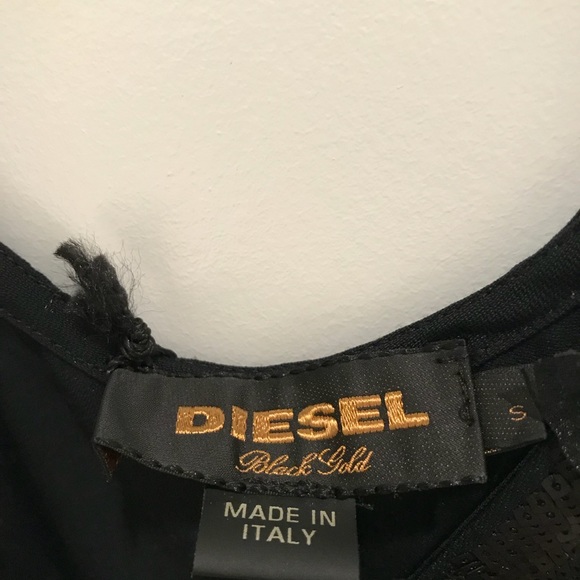 Luxury Label Diesel Black Gold Jumpsuit - Picture 4 of 6