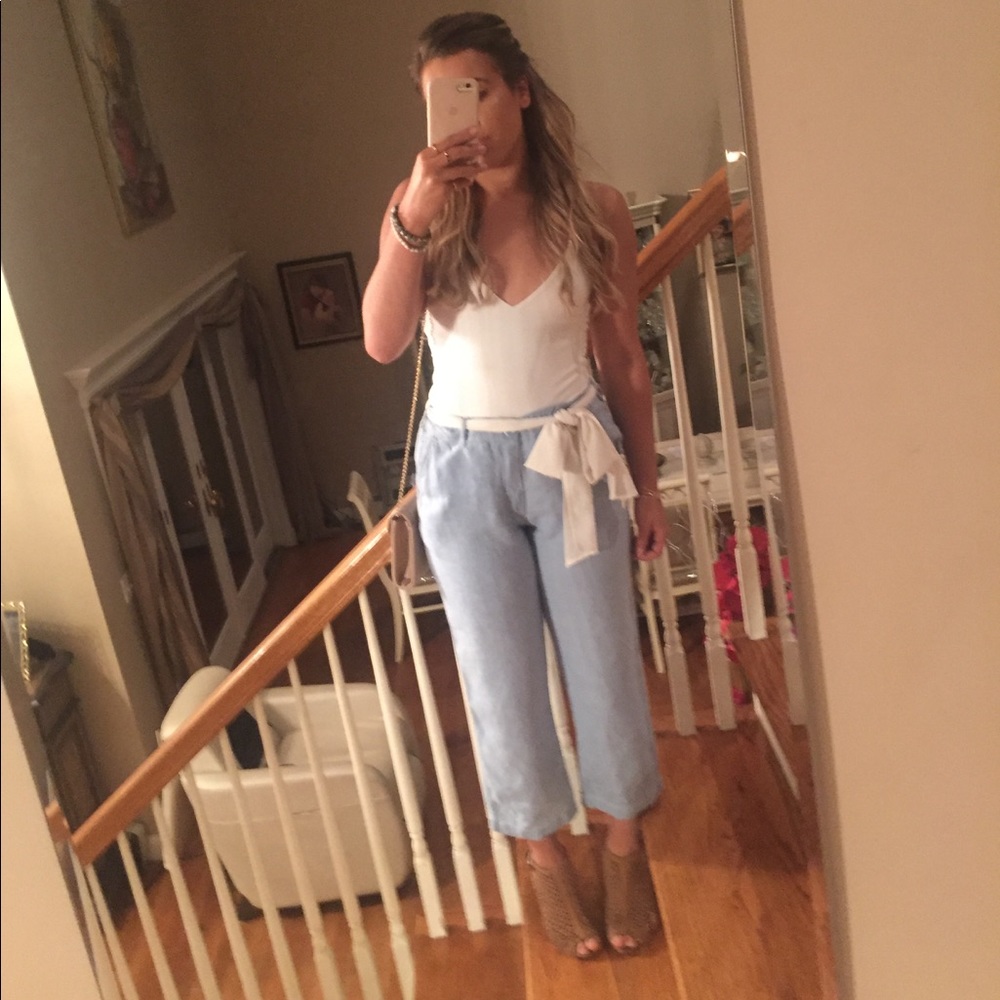 Blue Palazzo Pants
