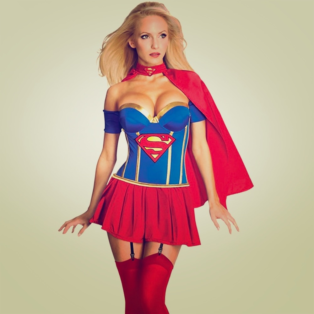 SuperGirl Corset Costume - BRAND NEW - X-SMALL