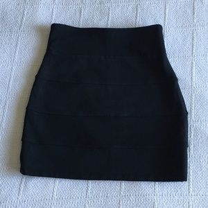 Aritzia Talula Black Bandage Skirt