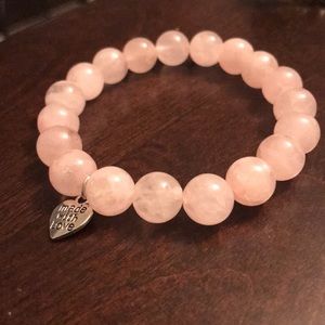 Rose quartz bracelet