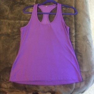 Purple workout tank