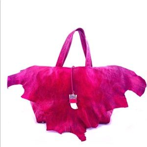 Framed Leather Victoria Bag