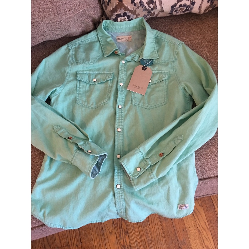 Boys Zara shirt sz 11/12