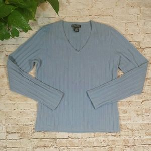 3🎁for $30 Cashmere Blue Sweater by Daniel Bishop