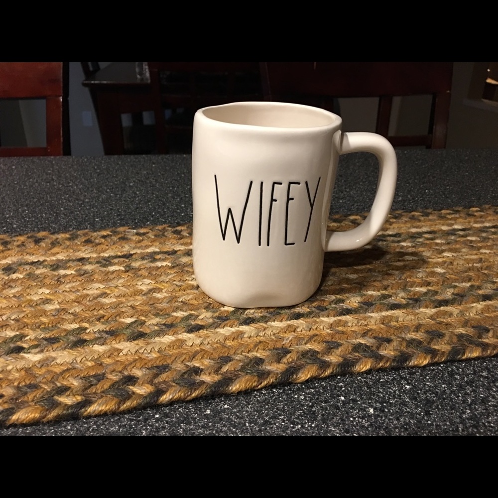 Rae Dunn Wifey Mug Ivory color New