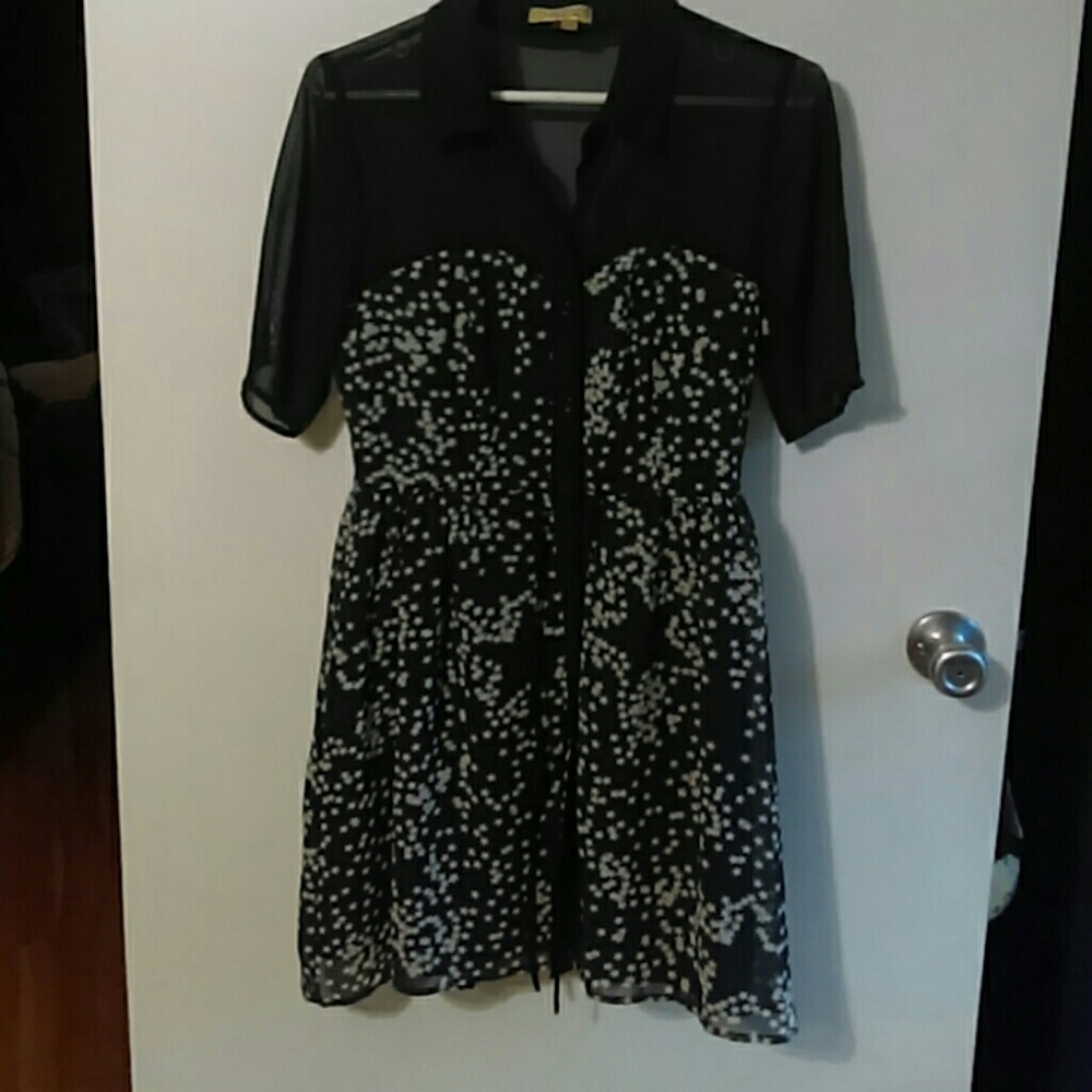 Cute star print dress