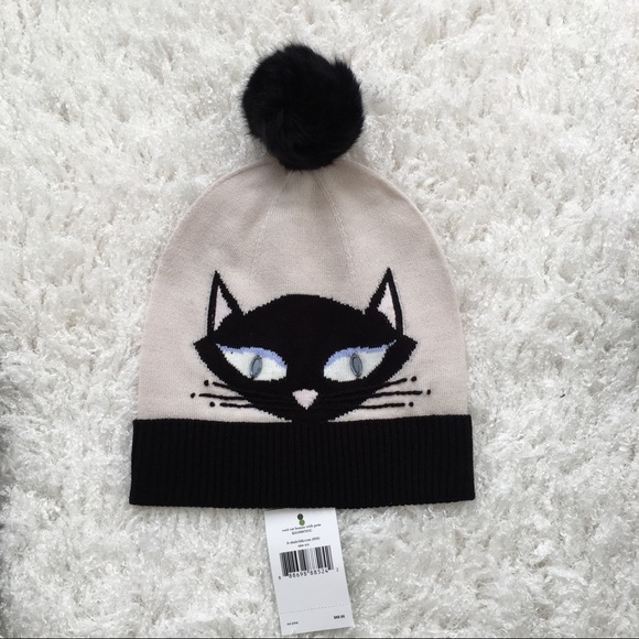 kate spade Accessories - Kate spade cat face hat