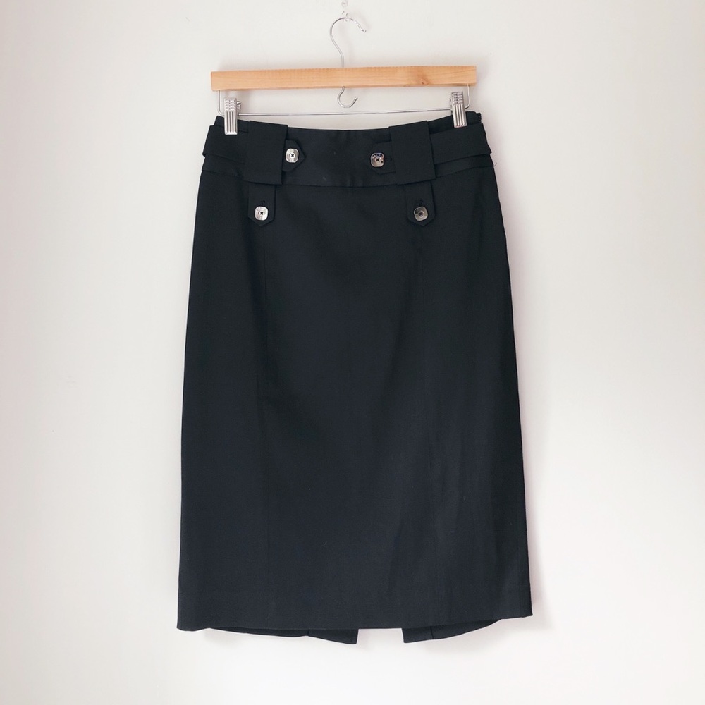 💃🏻Sharagano Black Pencil Skirt Size 6