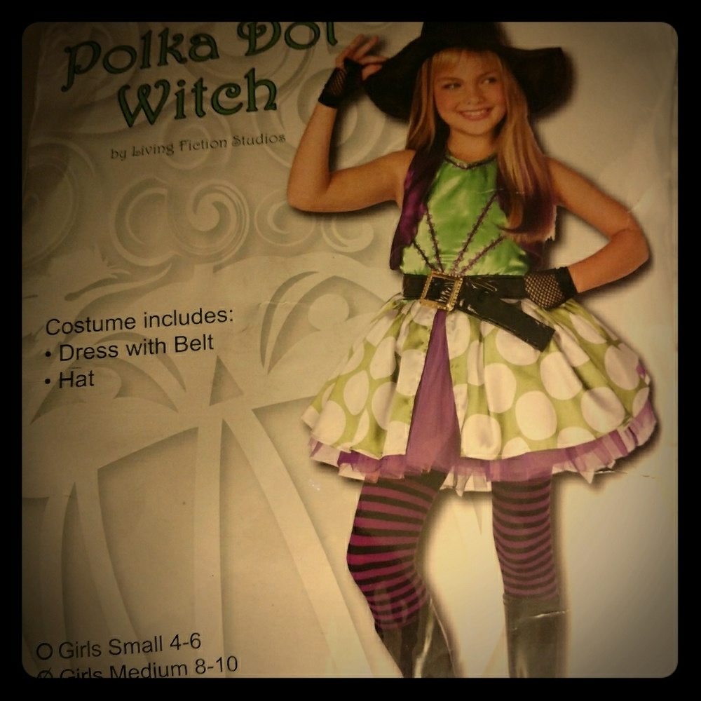 Girls Cute Witch Costume