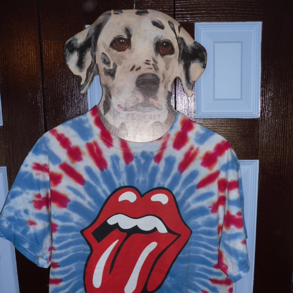 ROlling Stones Band Shirt Tour Tye Dye