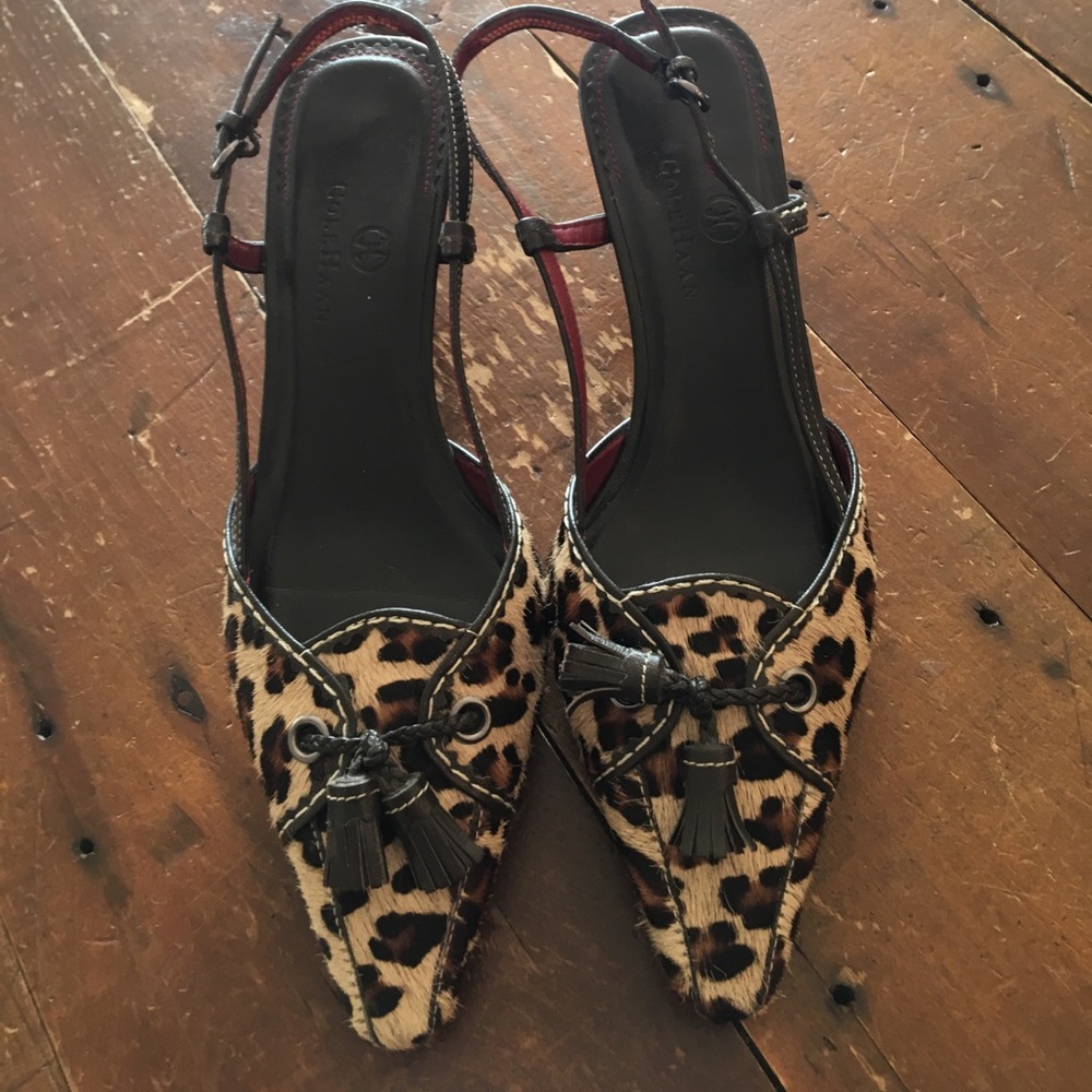 Cole Haan Leopard Heels