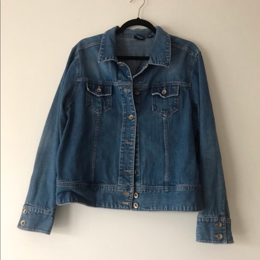 Blue Faded Denim Jacket