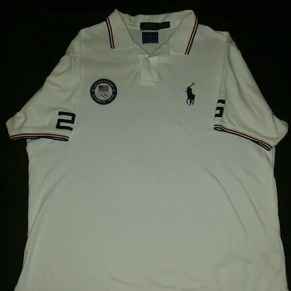 Mens Classic Fit USA 2016 Olympics Polo Shirt