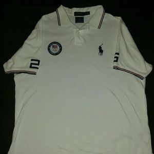Mens Classic Fit USA 2016 Olympics Polo Shirt
