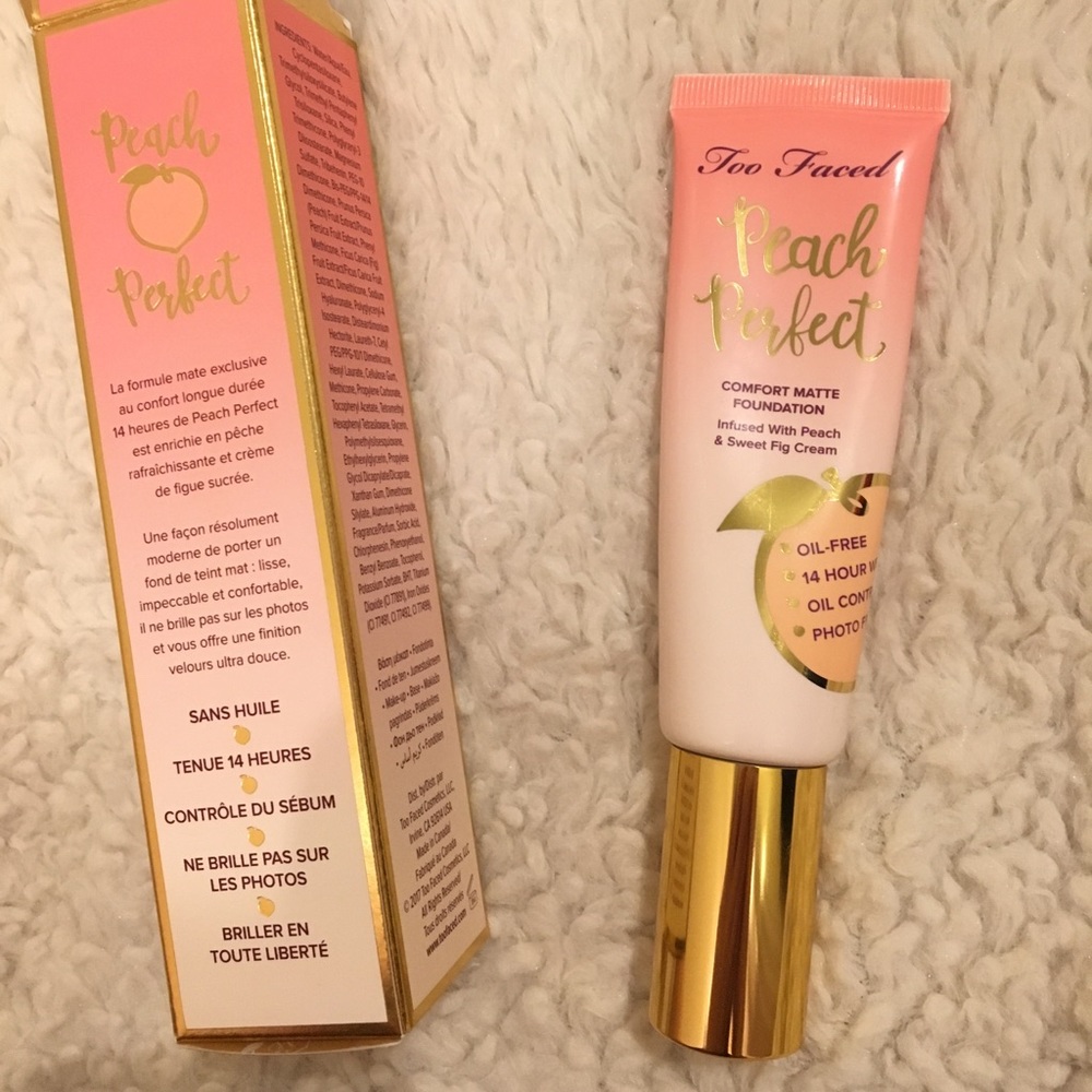 Peach Perfect foundation by Too Faced Cosmetics!