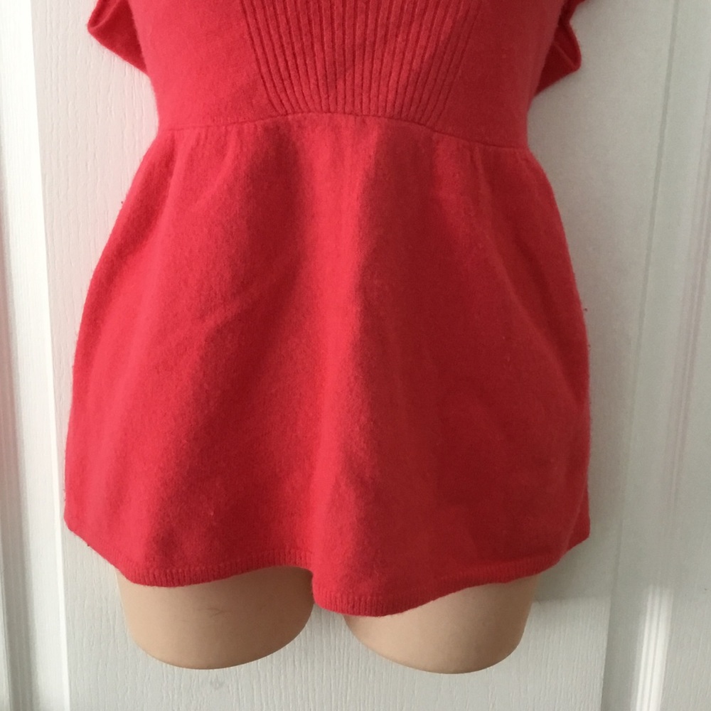 Free People Salmon Angora Sweater Top - Picture 3 of 5