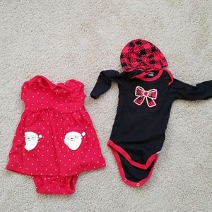 Bundle baby Christmas outfits