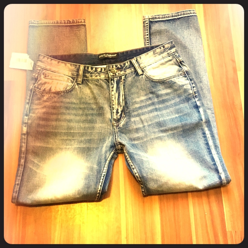Dolce & Gabbana distressed jeans size 36