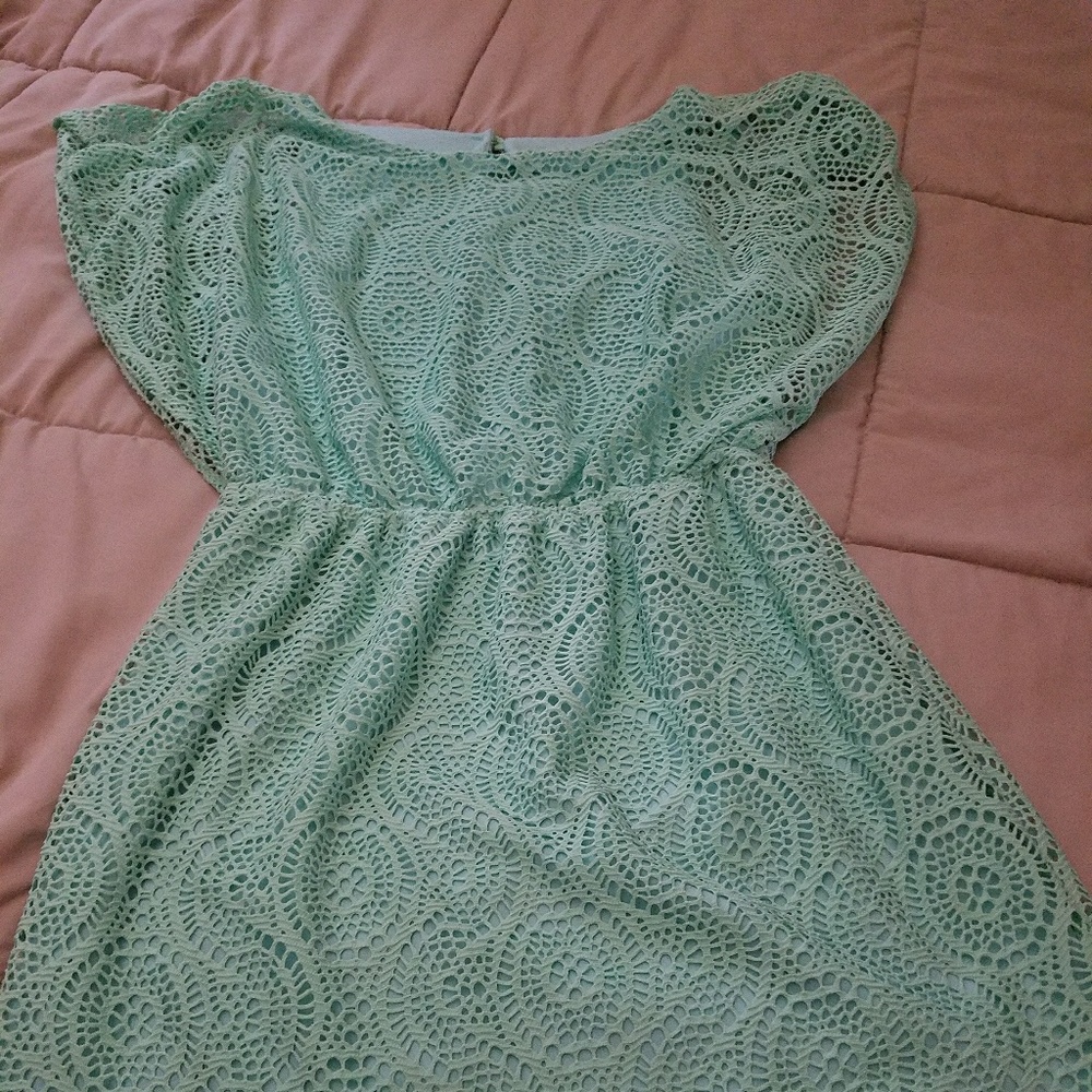 Crochet style dress