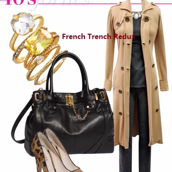 CAbi French Trench Sweater Coat *NEW without Tag* - Picture 1 of 5