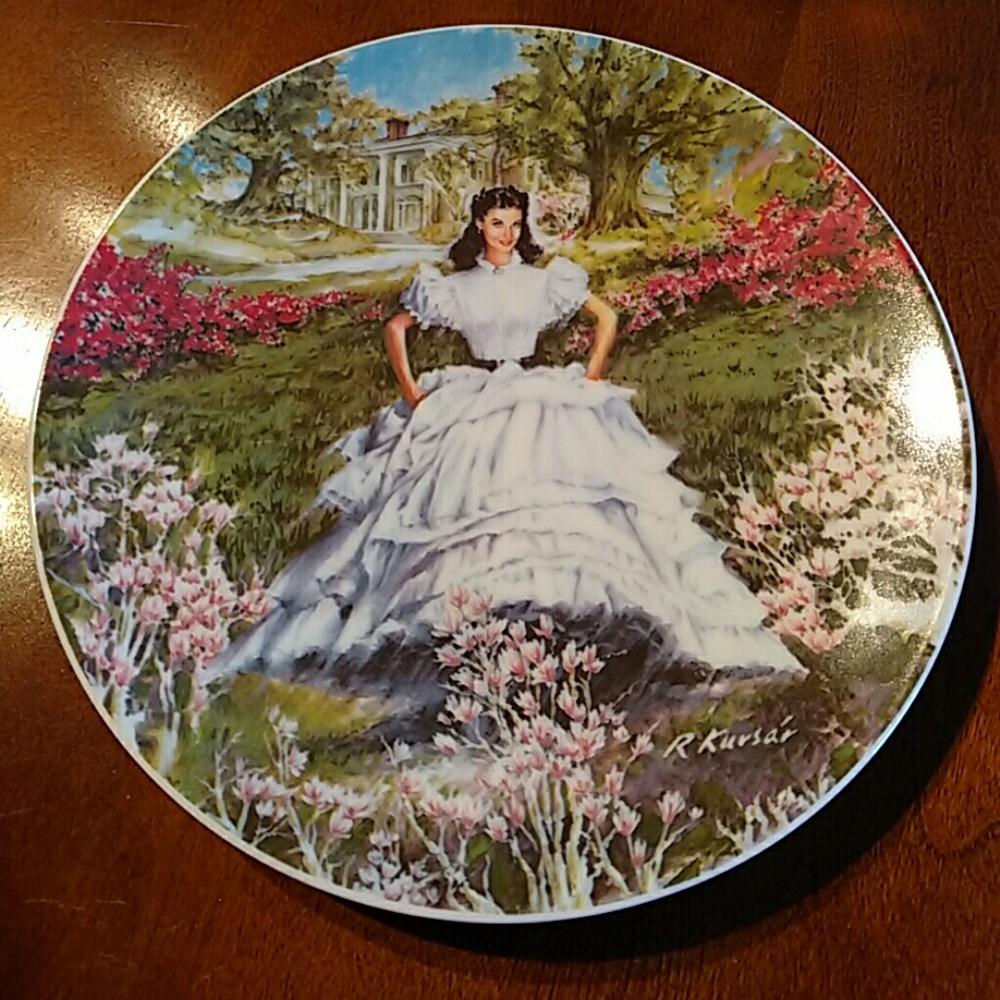 Gone With the Wind Scarlett Decorative Plate