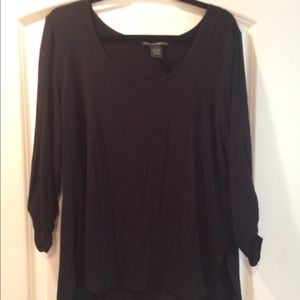 Grace Elements Black hi-lo top