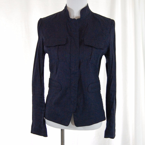 Mossimo Supply Co. Jackets & Blazers - Structured Lightweight Navy Jacket