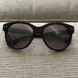 Tortoise shell David Yurman wayfarer sunglasses