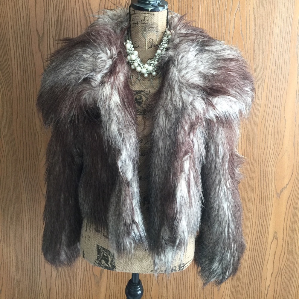 Fashionable Faux Fur Jacket