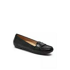Brand New Vionic Larun Black Snakeskin Loafer