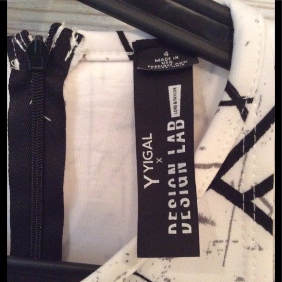 Lord & Taylor Black and White Dress - Picture 2 of 3