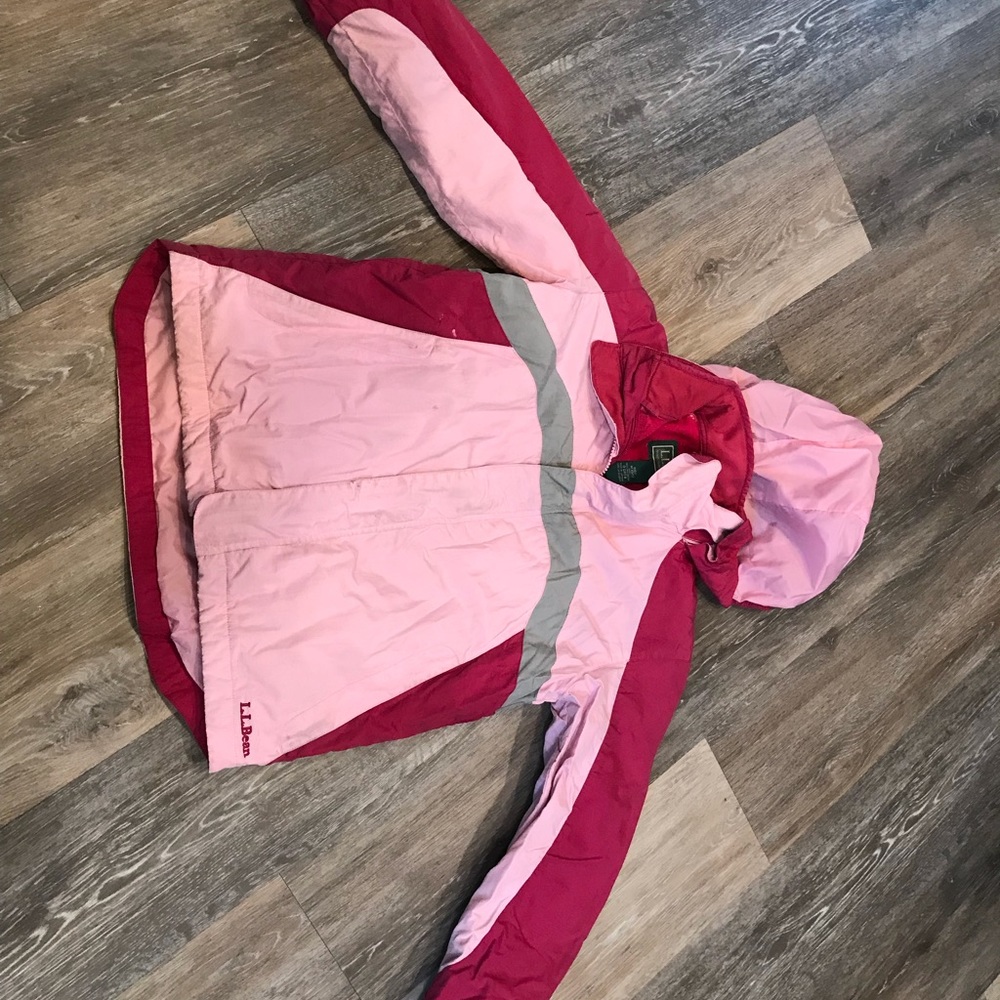 LL Bean 2 piece kids winter coat size 10-12