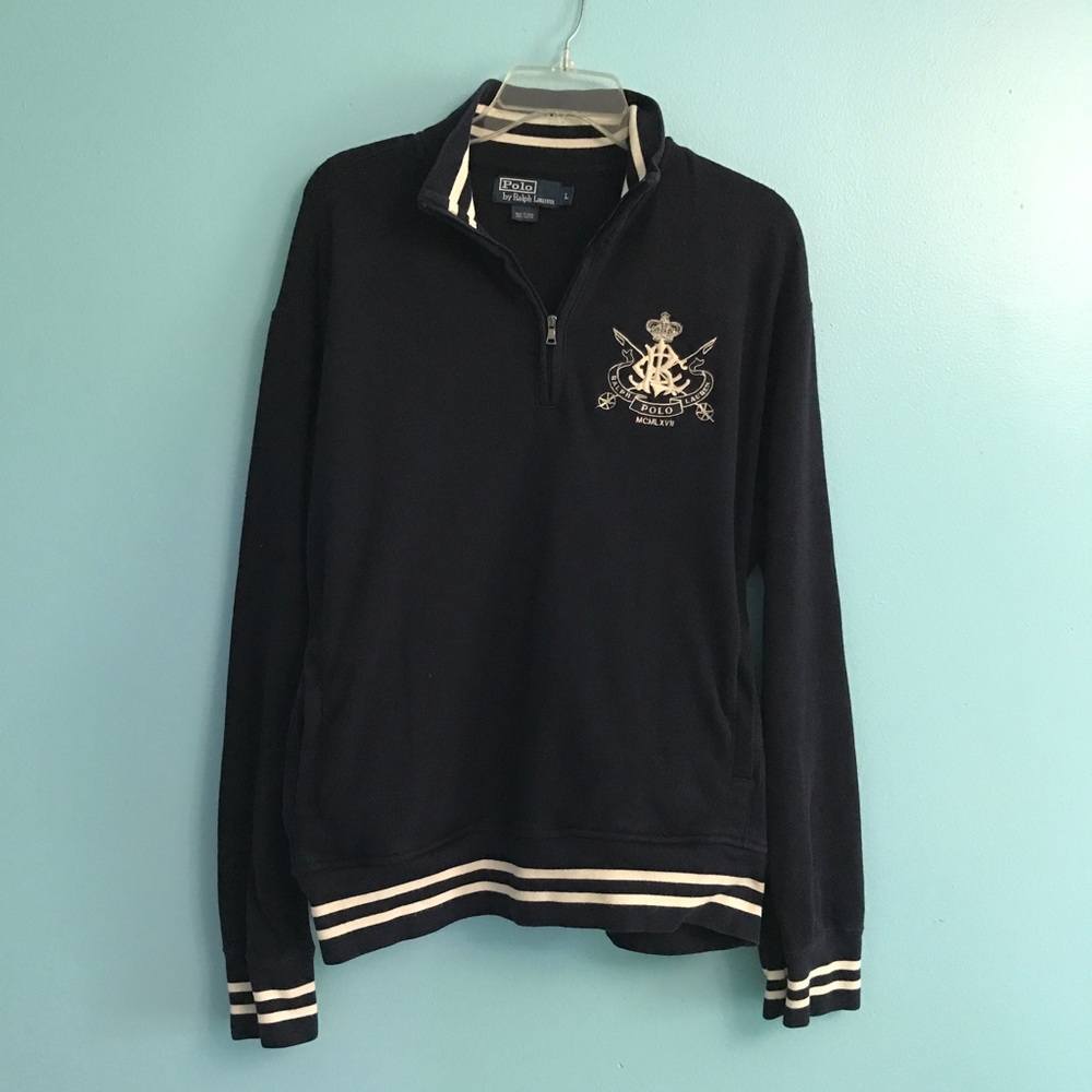 Ralph Lauren Polo Men's Zip Pullover Large