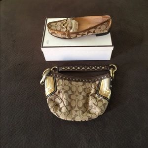 Coach pocketbook & loafers will sell separate.