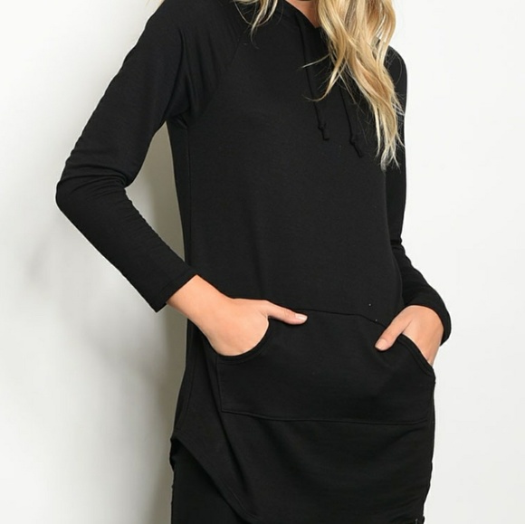 Black hooded top - Picture 2 of 8