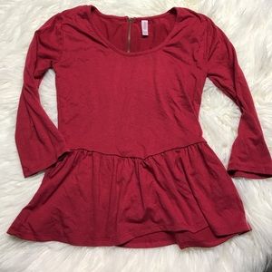 Peplum top