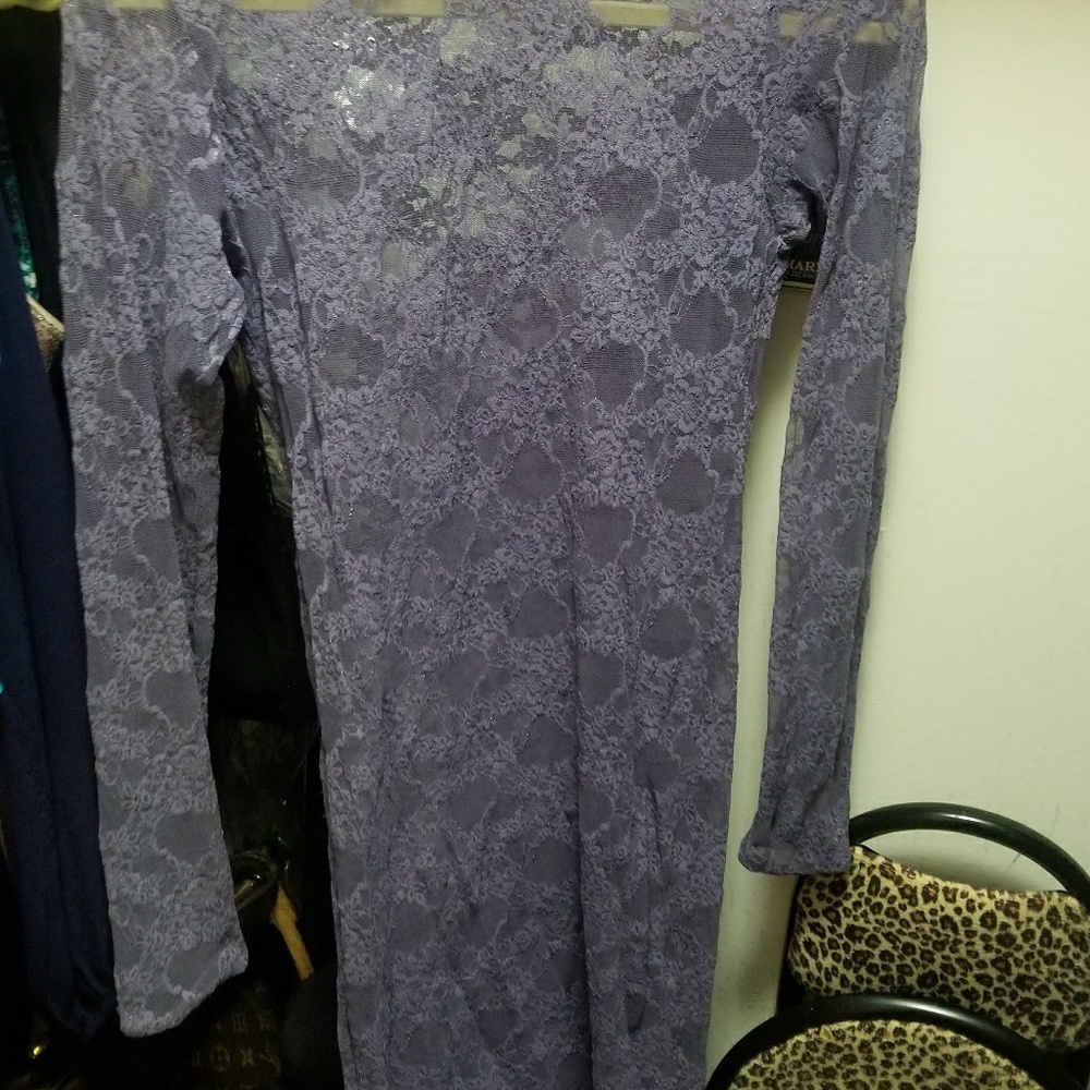 Long sleeve lace dress