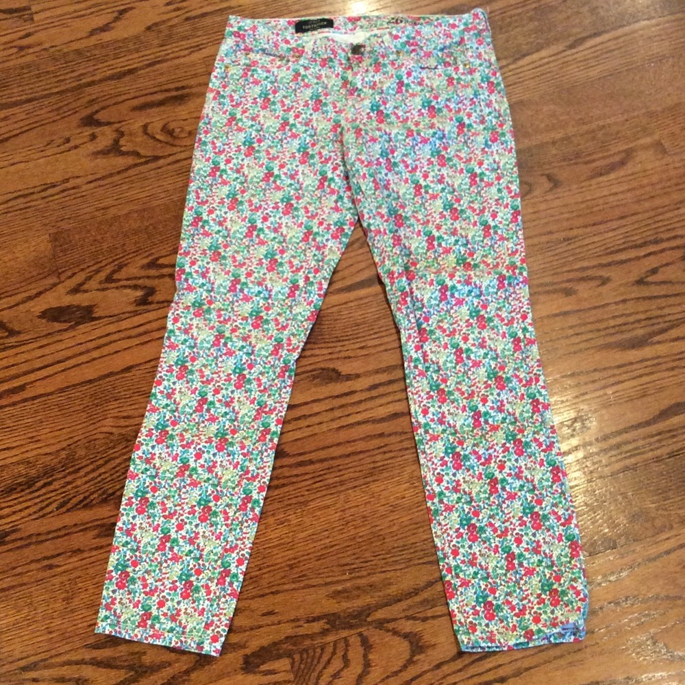 J Crew Toothpick ankle length jeans