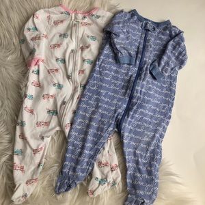 Set of two baby jammies