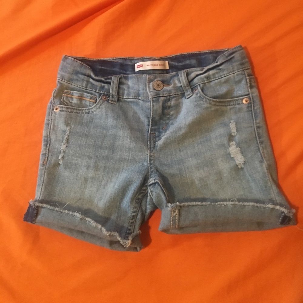 Girls Levi Boyfriend shorts