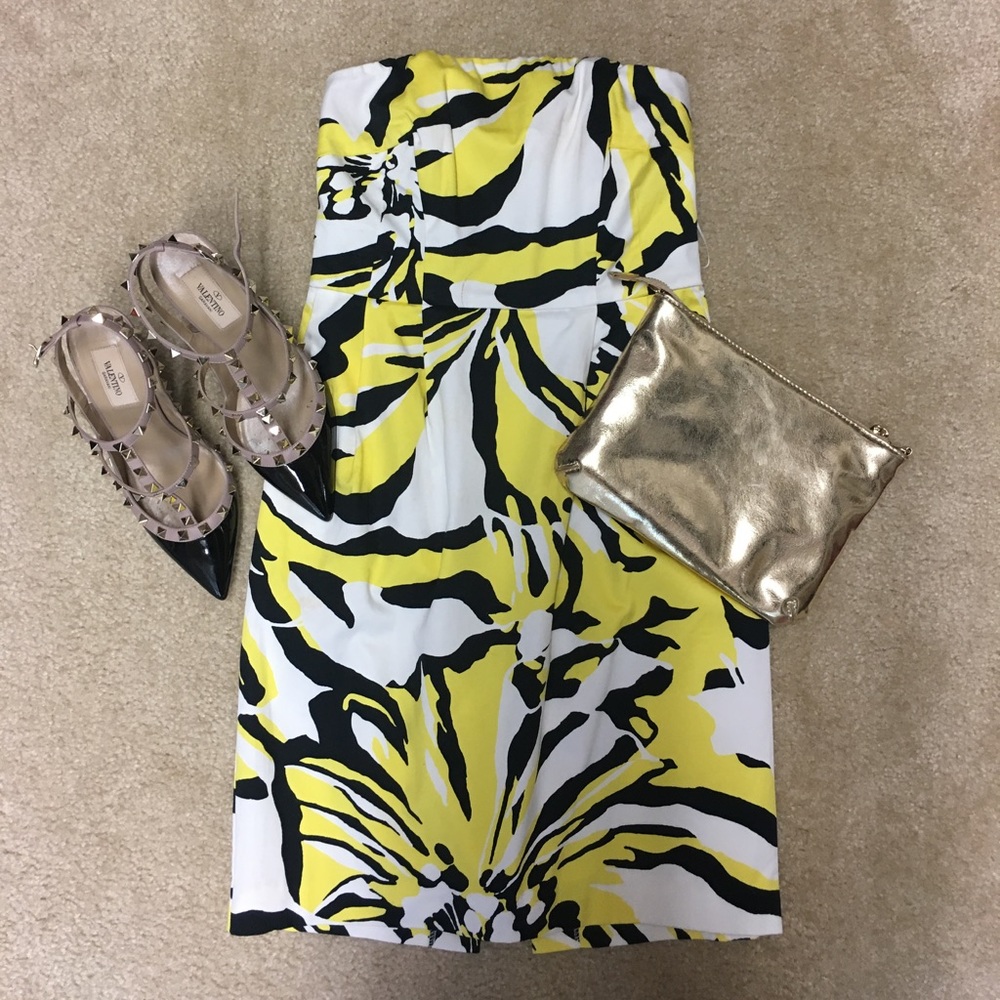 Zip up tube dress with POCKETS 🖤💛