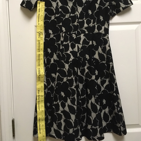 Dress,size-0,short sleeves,black/cream,lace,short - Picture 7 of 8