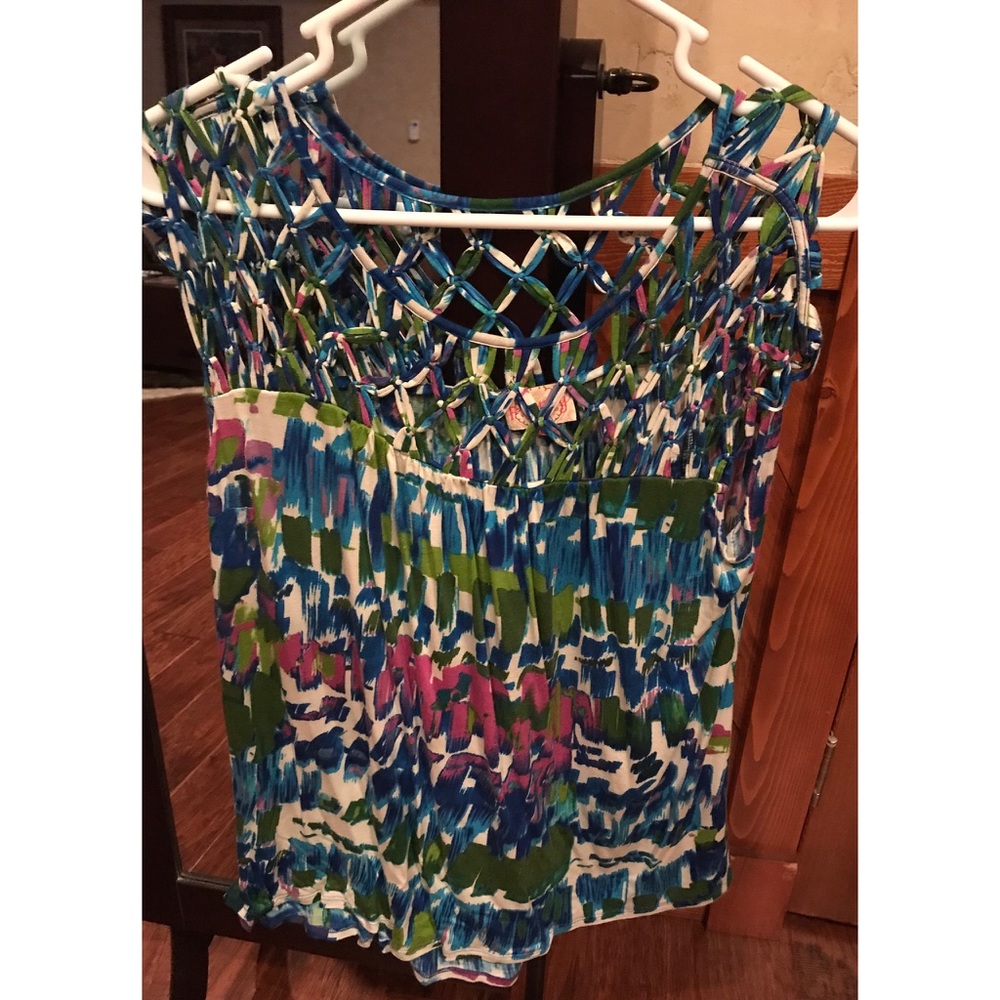 Plenty by Tracy Reese Multicolored Top Sz Small