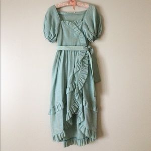 Vintage 70's Bo Peep peasant dress Albert Nipon S Vintage 70's Bo Peep peasant dress Albert Nipon S