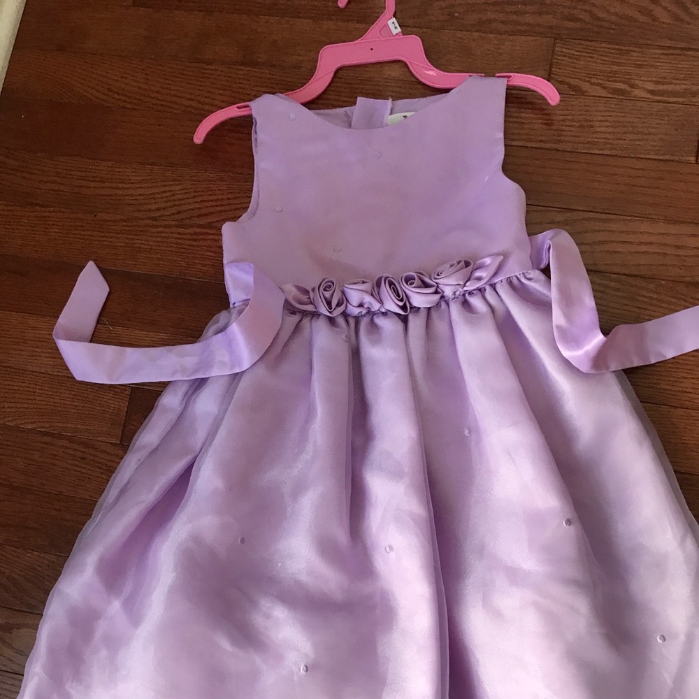 Lilac rose dress