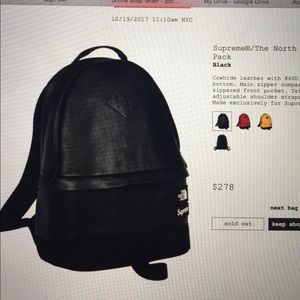 Brand new Supreme x North Face bag