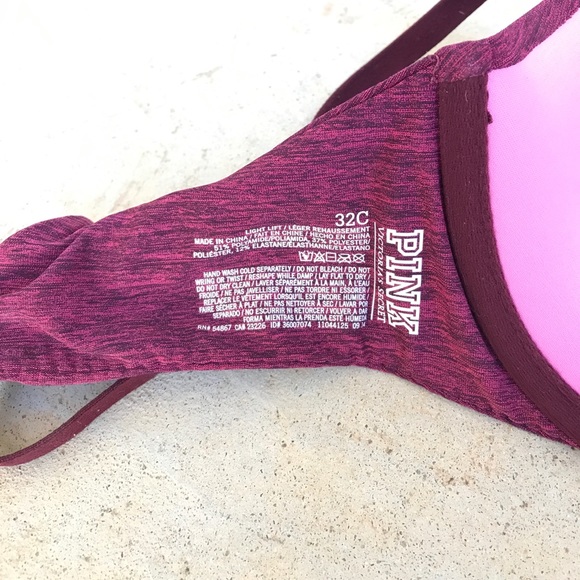 VS PINK WEAR EVERYWHERE Bra 32C EUC - Picture 2 of 3